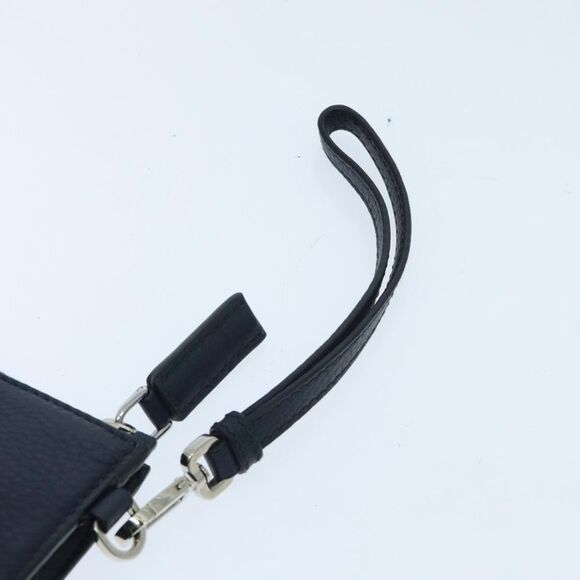 Prada Vitello Navy Leather Clutch Bag (Pre-Owned) - Picture 5 of 16